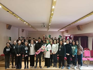 Yazar Gökhan Yaman, SAÜ Vakfı Özel Ortaokulu 7. Sınıf Öğrencileriyle Buluştu